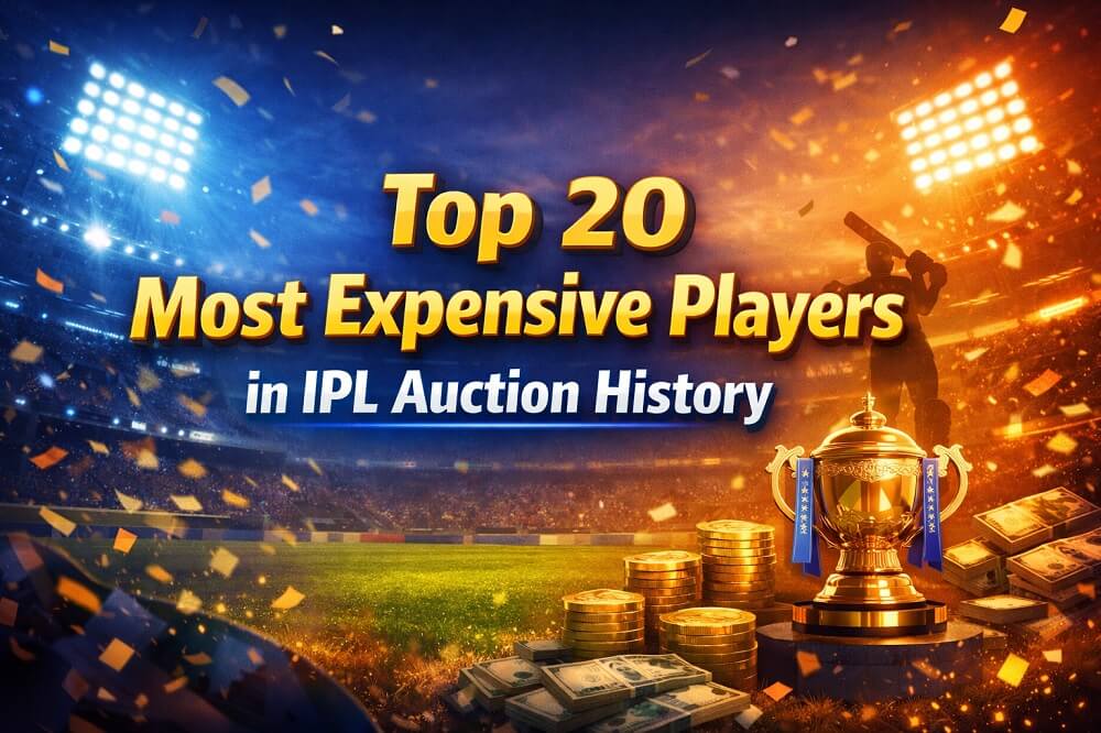 Top 20 Most Expensive Players in IPL Auction History – Updated 2026