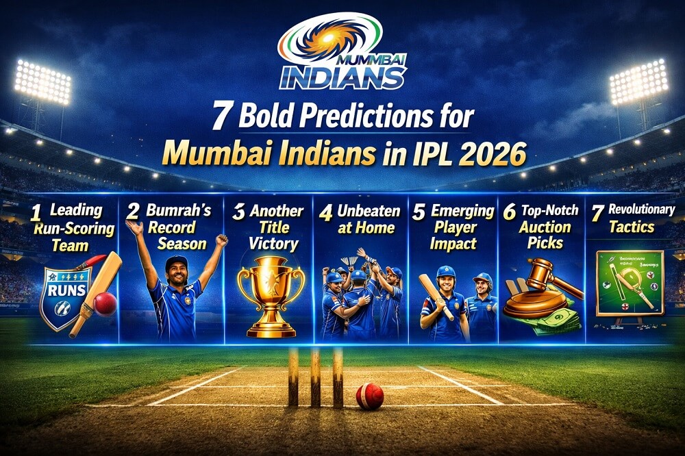 Top 7 Bold Predictions for Mumbai Indians in IPL 2026